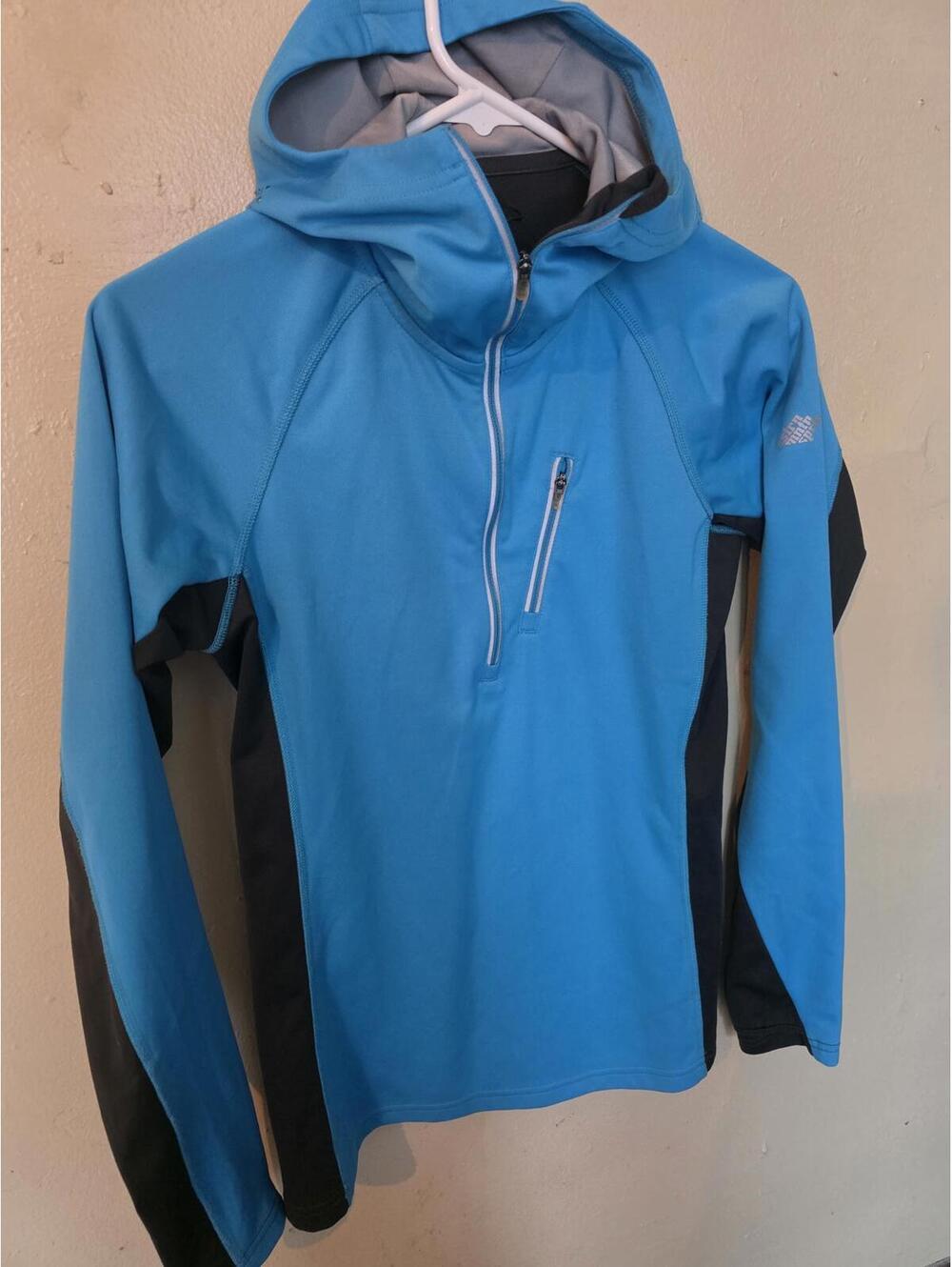 Eastern Mountain Sports Women's X-Small Blue and Black Hoodie
